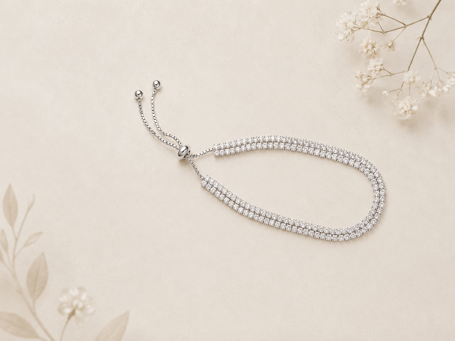 Adjustable Tennis Bracelet
