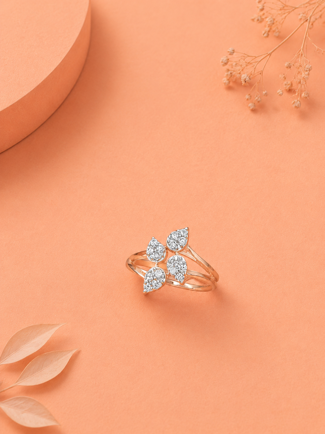 Rose Gold Ladies Premium Ring
