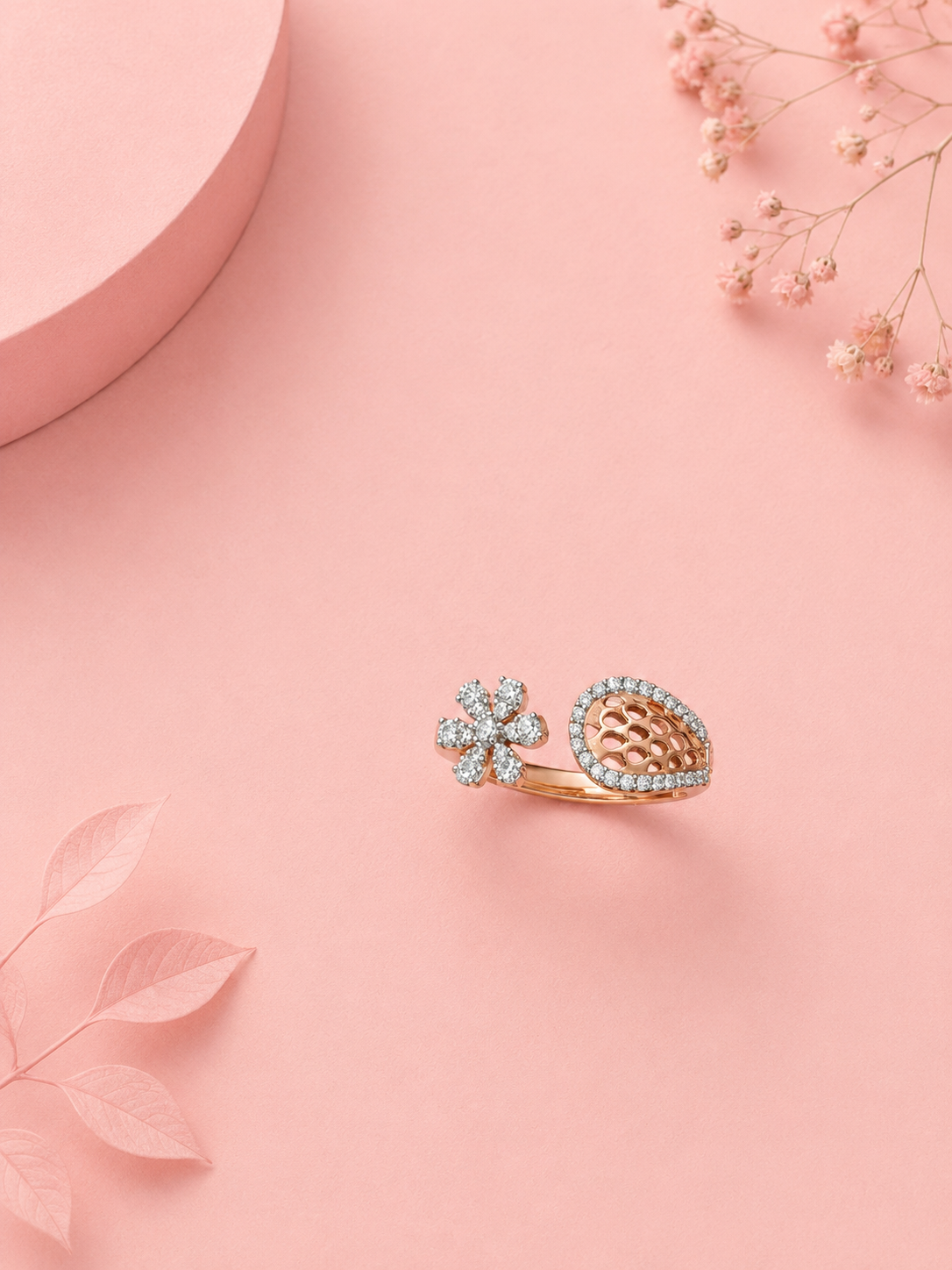 Rose Gold Ladies Premium Ring Classic